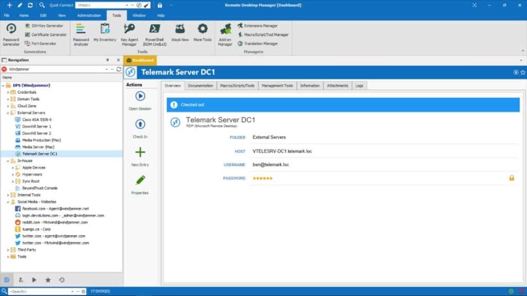 Devolutions Remote Desktop Manager