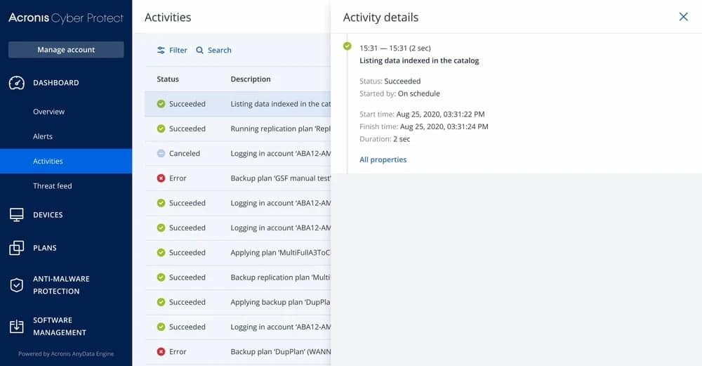 Acronis Cyber Project