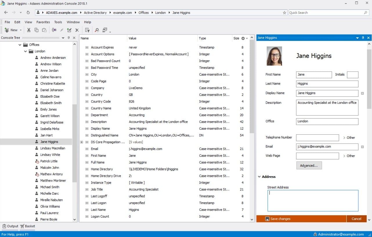 Adaxes Active Directory
