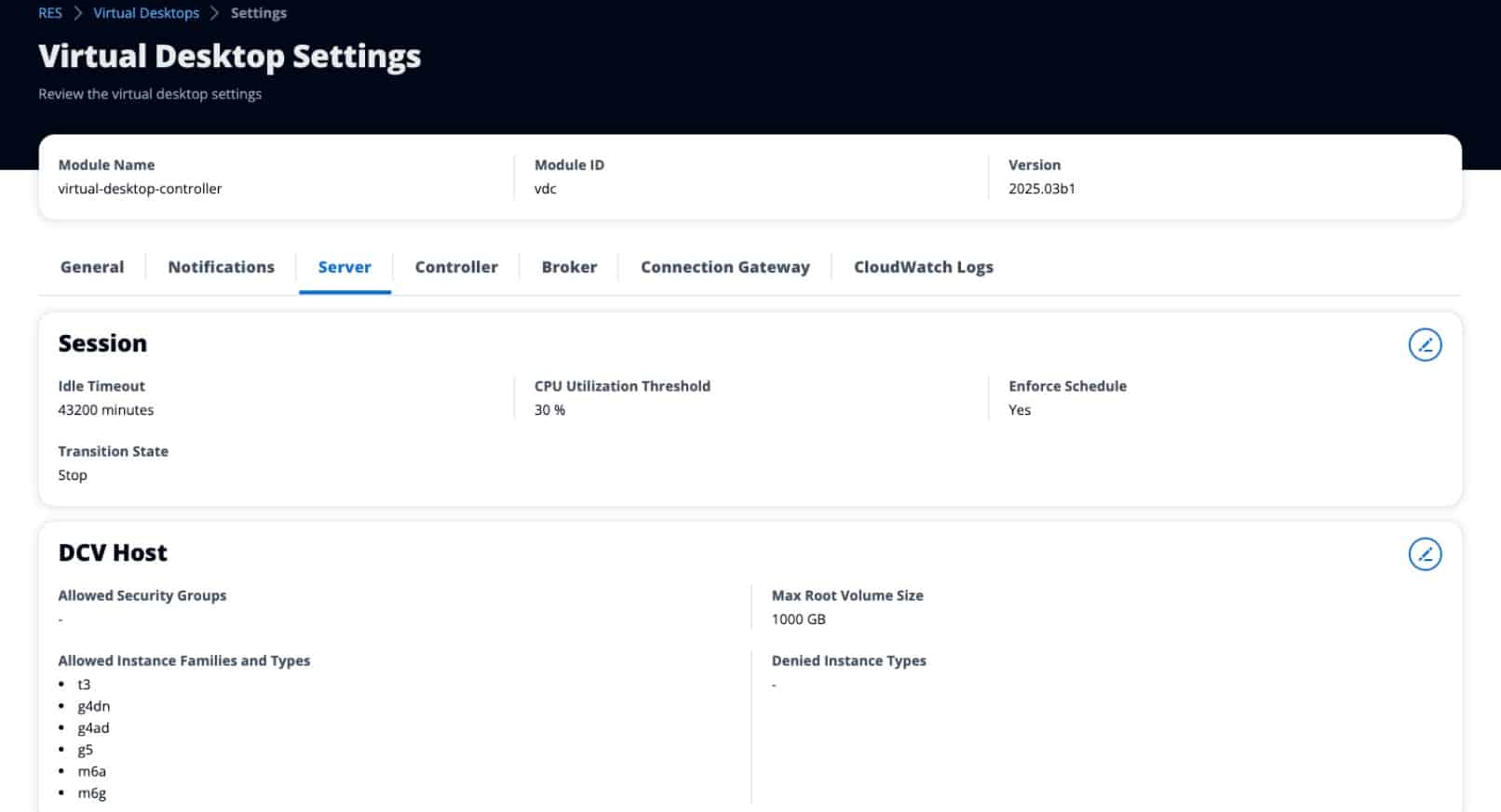 Amazon AWS Virtual Desktop