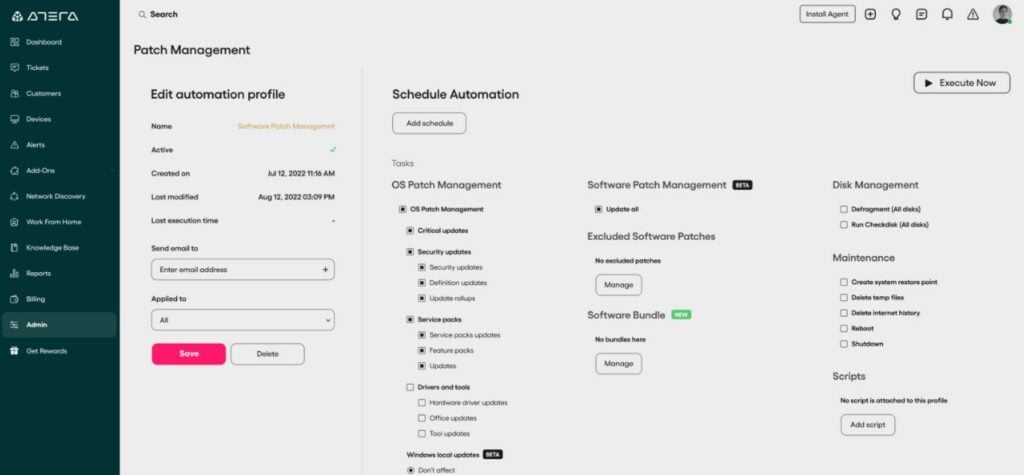 Atera Patch Management