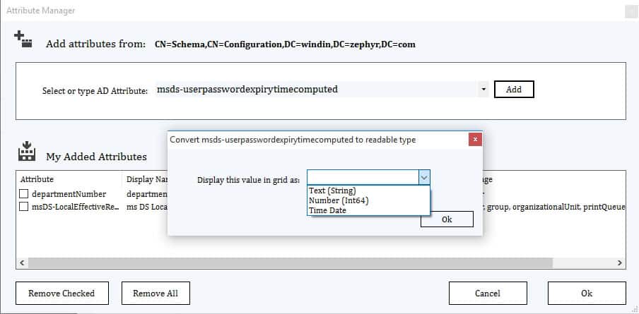 Attribute manager