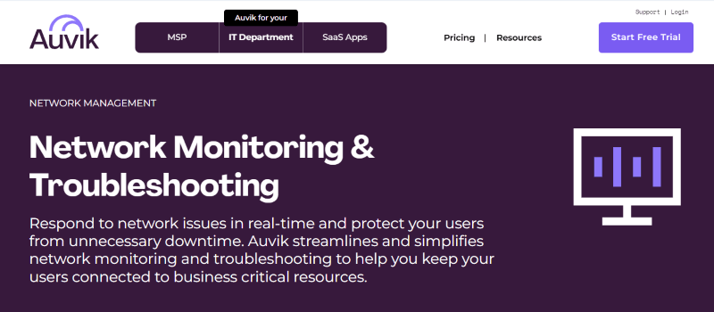 Auvik Monitoring and torubleshooting