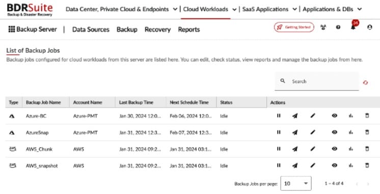 BDRSuite Azure Backup