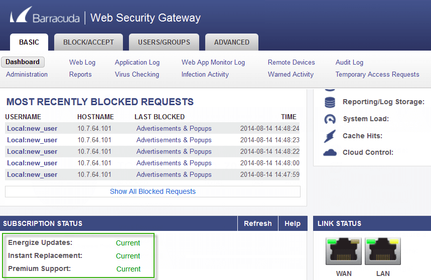 Barracuda Web Security Gateway