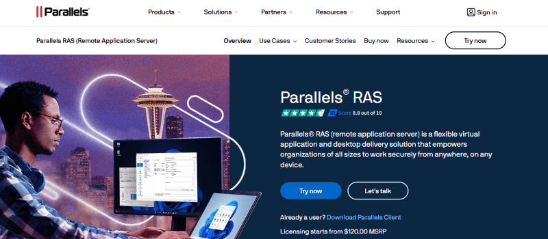 Parallels Remote Application Server (RAS)