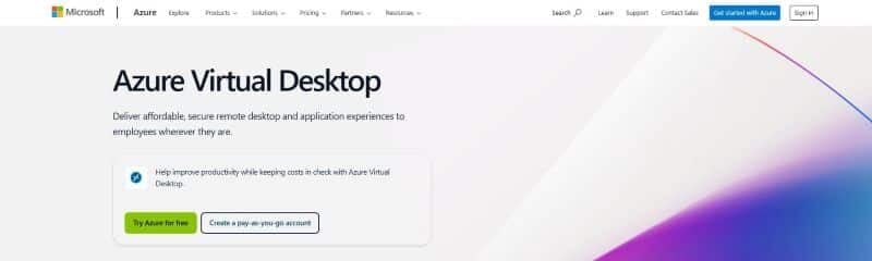 Microsoft Azure Virtual Desktop