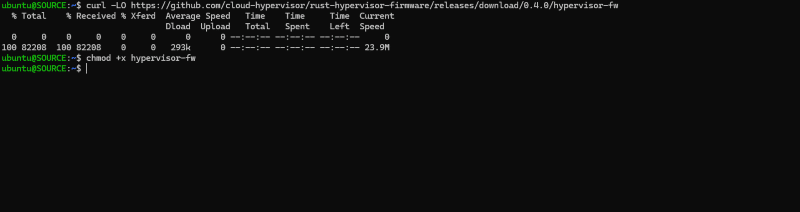 Cloud Hypervisor Setup