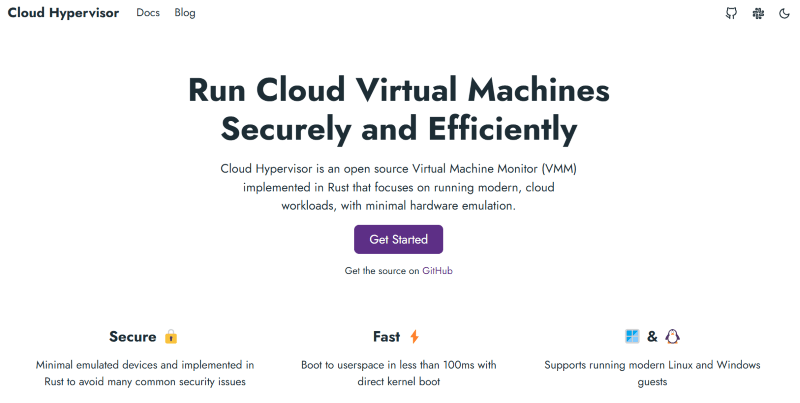Cloud Hypervisor