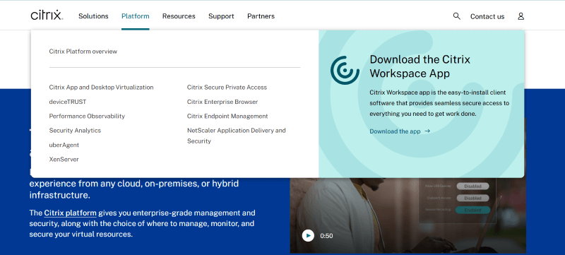Citrix Virtual Apps and Desktops