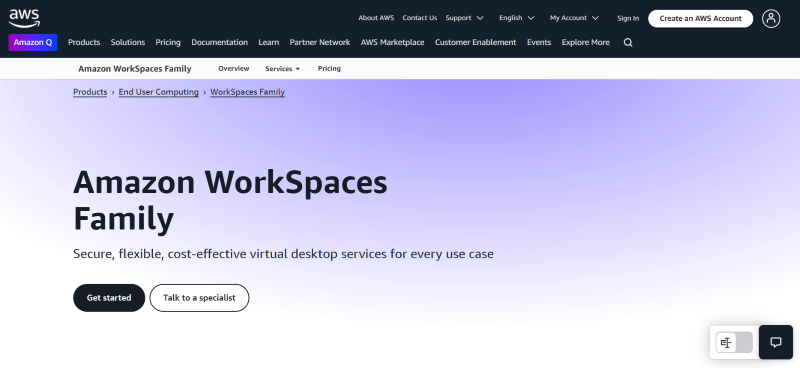 Amazon WorkSpaces