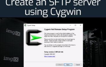 Create an SFTP server using Cygwin