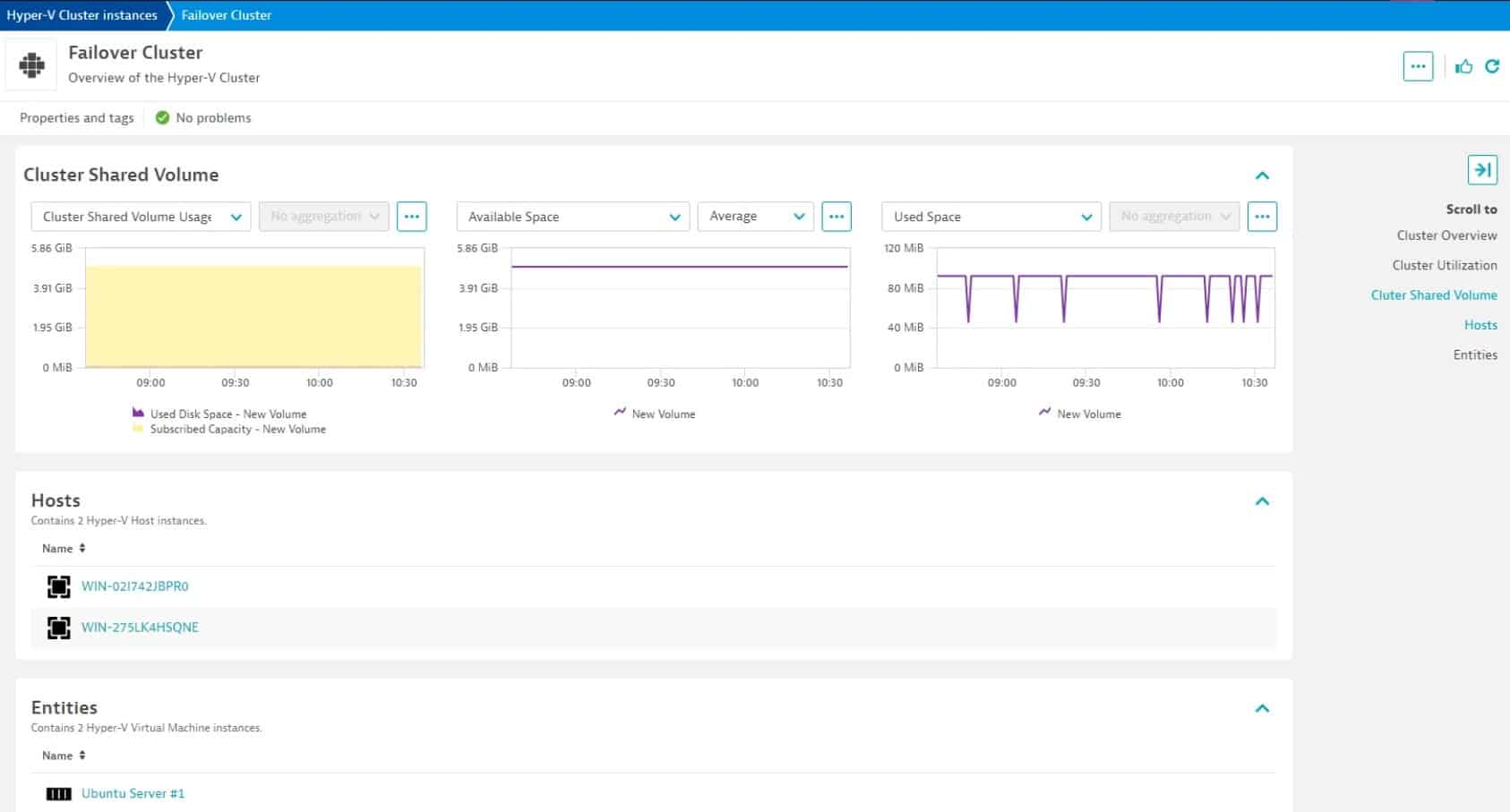 Dynatrace hyper-v monitoring