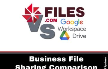 Files.com vs. Google Workspace Drive - Business File Sharing Comparison