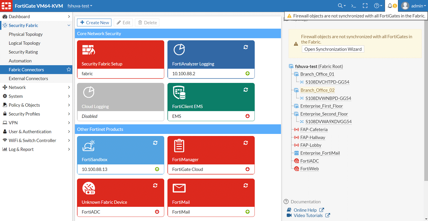 Fortinet Security Fabric