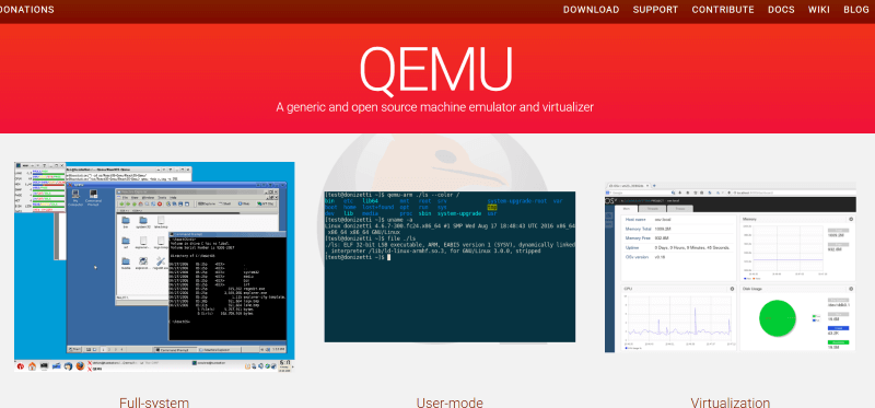 QEMU (with KVM)