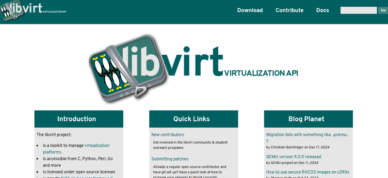KVM + libvirt/virt-manager