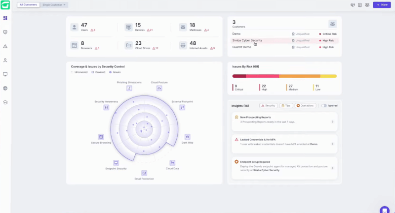 Guardz Dashboard