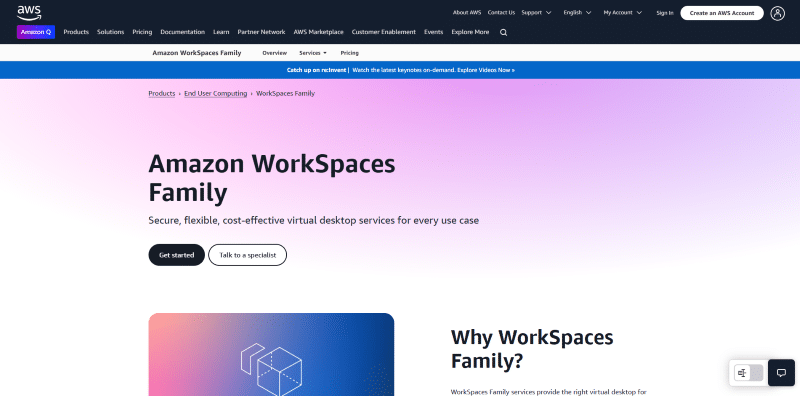 Amazon WorkSpaces