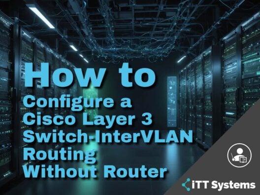 How to Configure a Cisco Layer 3 Switch-InterVLAN Routing Without Router