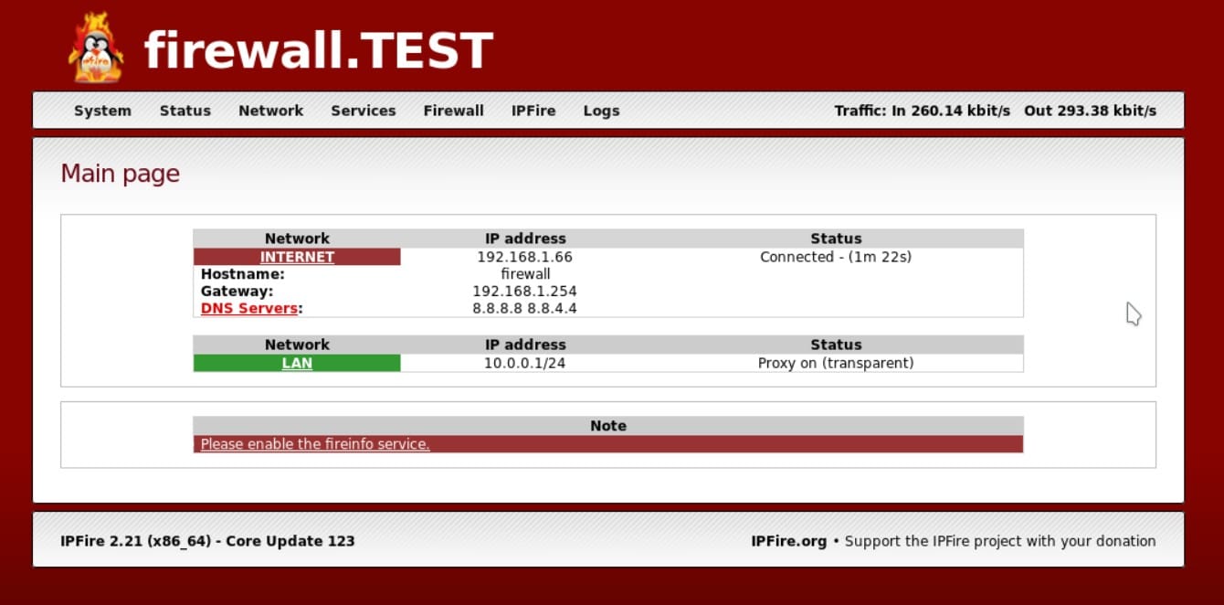 IPFire firewall