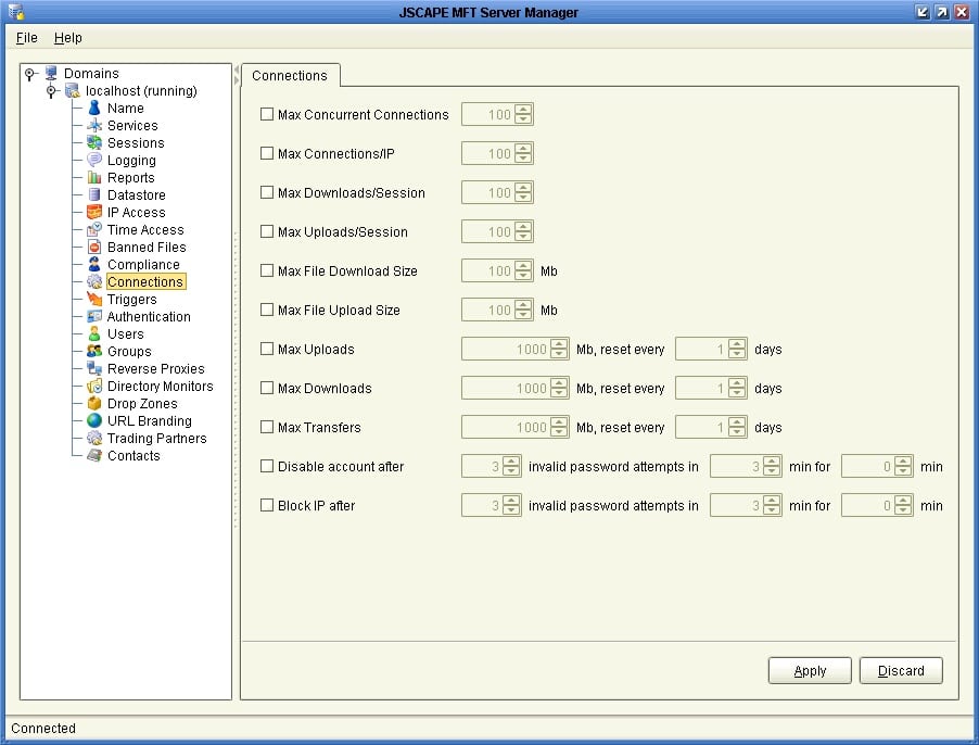 JScape MFT Server