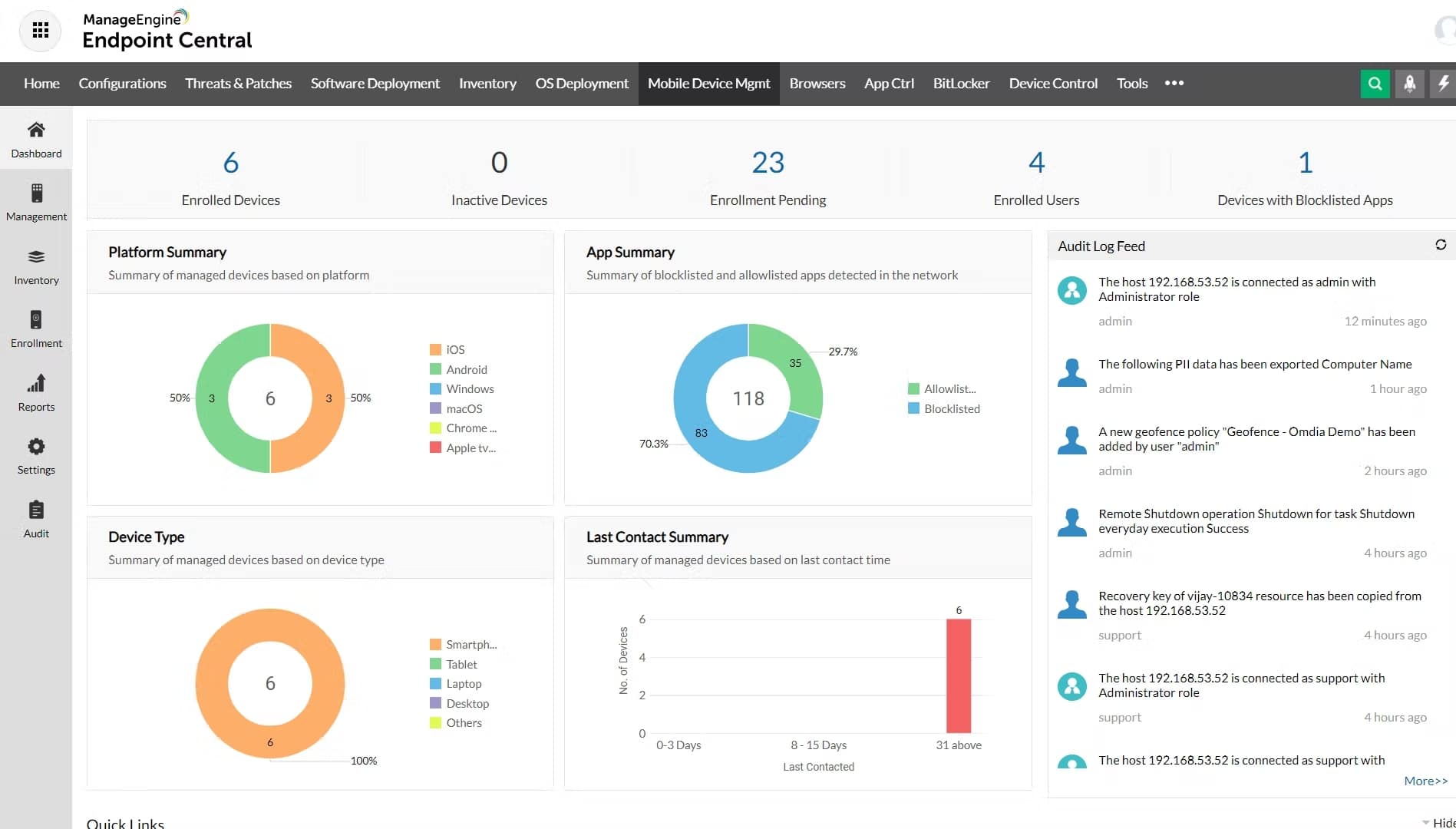 ManageEngine Endpoint Central