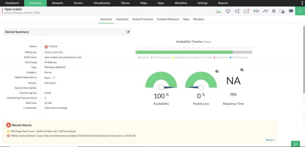ManageEngine OpManager