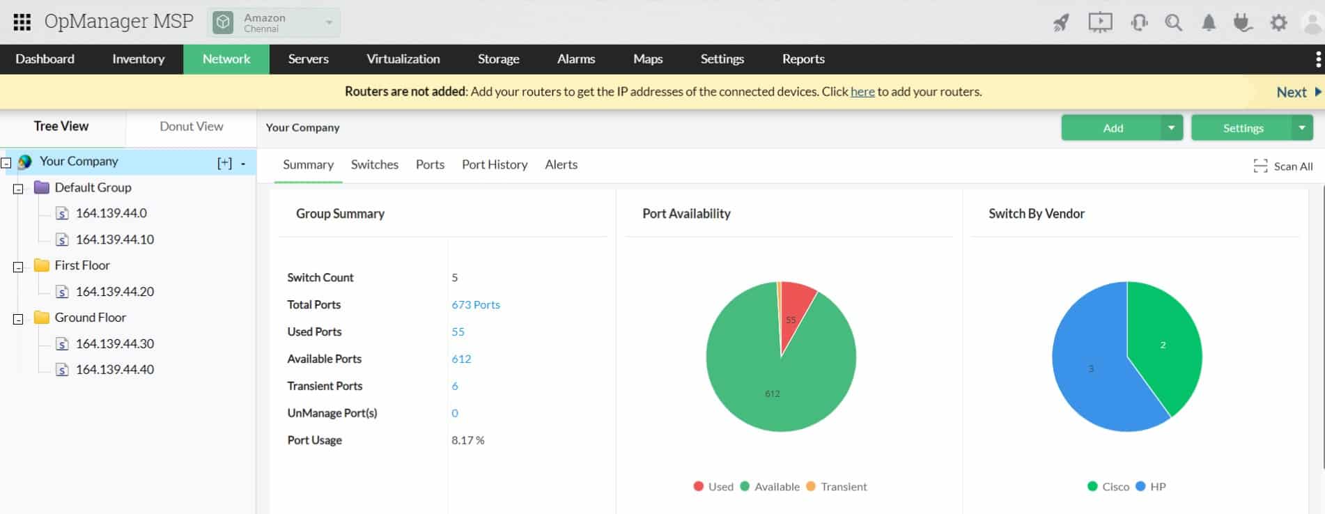 ManageEngine OpManager IPAM add-on