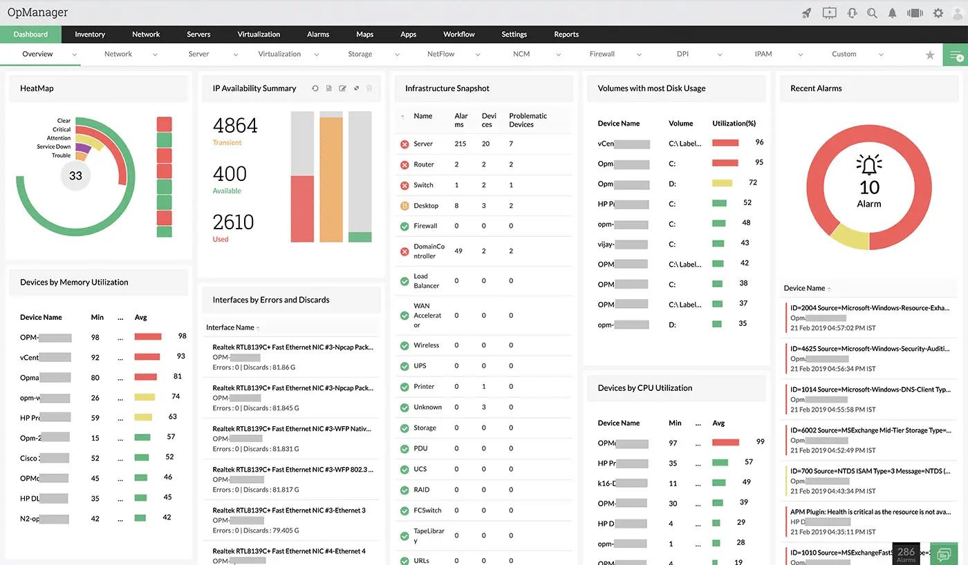 ManageEngine OpManager Plus