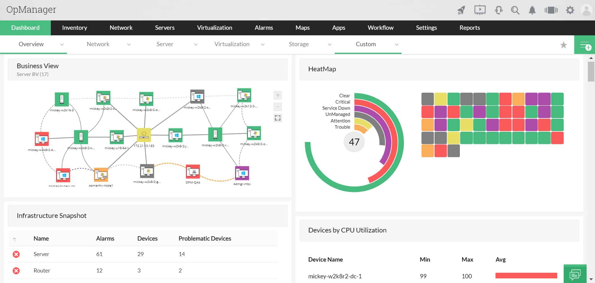 ManageEngine OpManager and Applications Manager