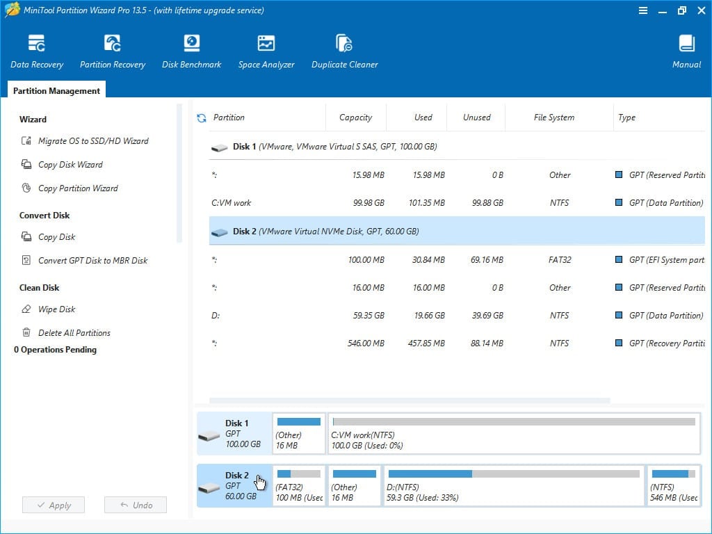 Minitool Partition Wizard