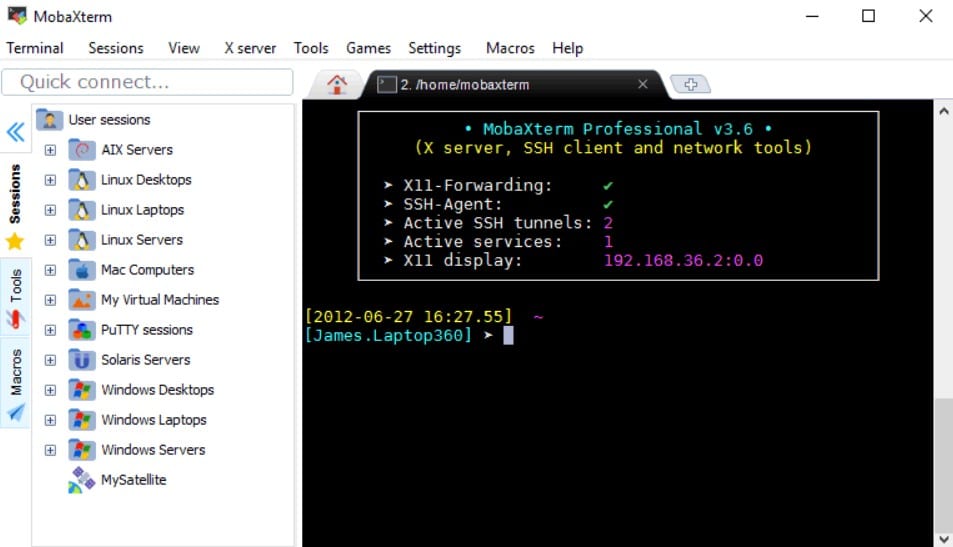 Mobatek Mobaxterm SSH