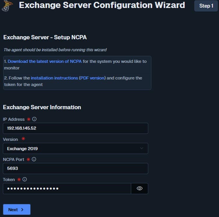 Nagios Exchange Server