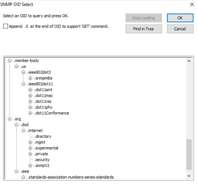 Netscantools SNMP OID