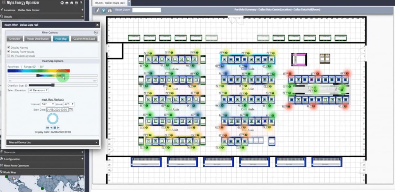 Nlyte data center monitoring