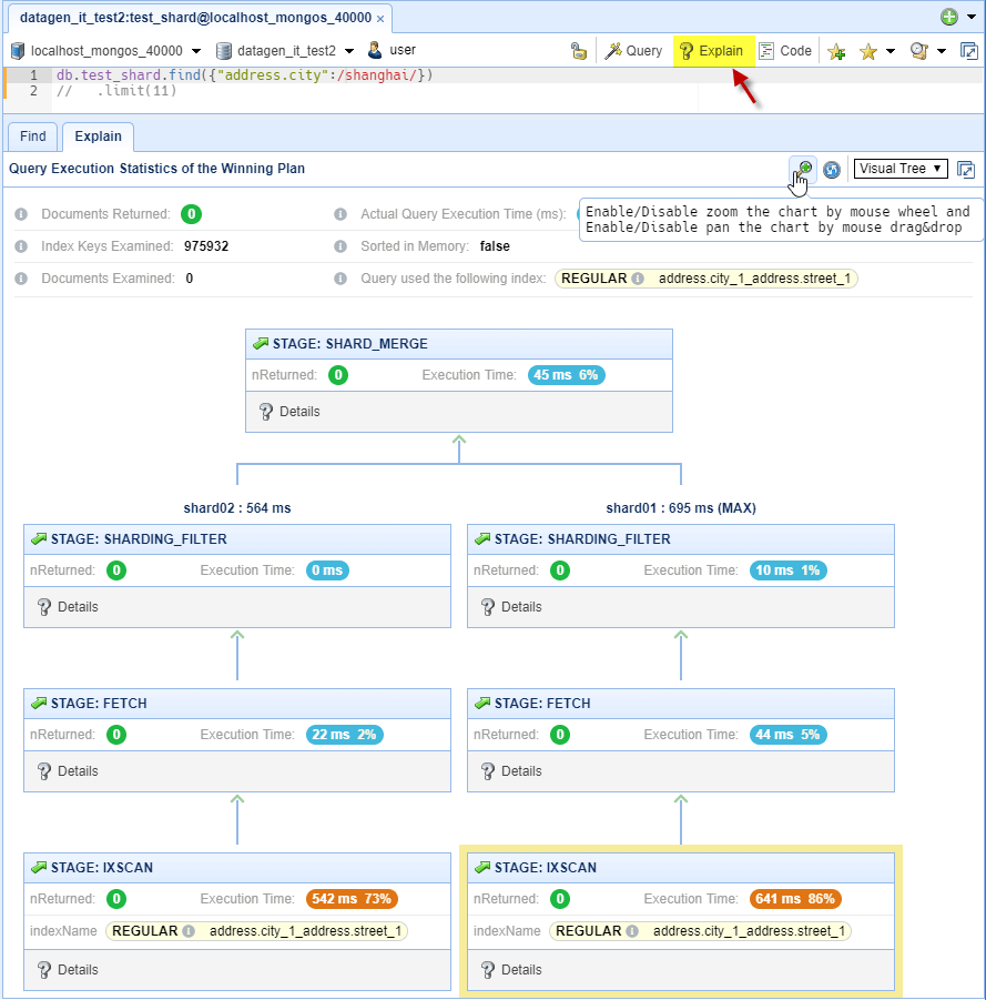 NoSQL Booster mongodb monitoring