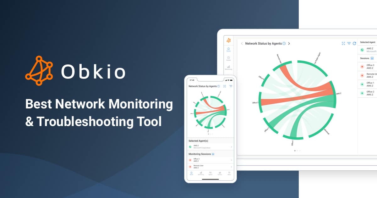 Obkio homepage