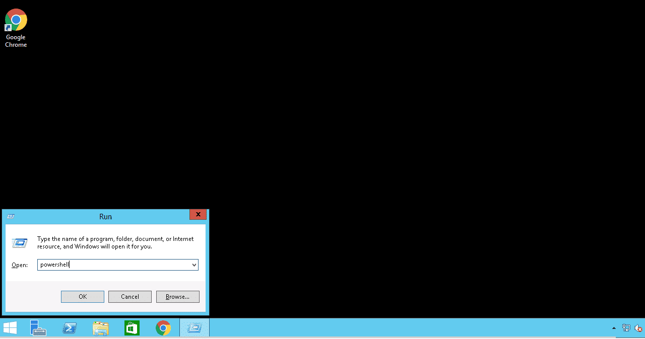 Open Powershell