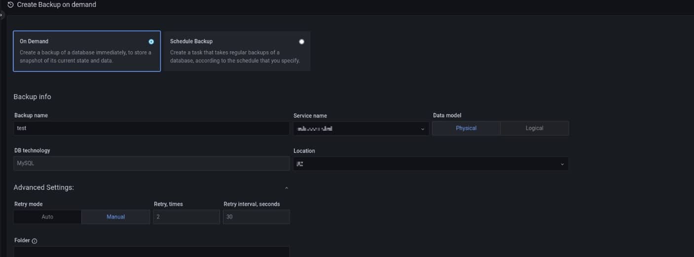 Percona XtraBackup mysql backup