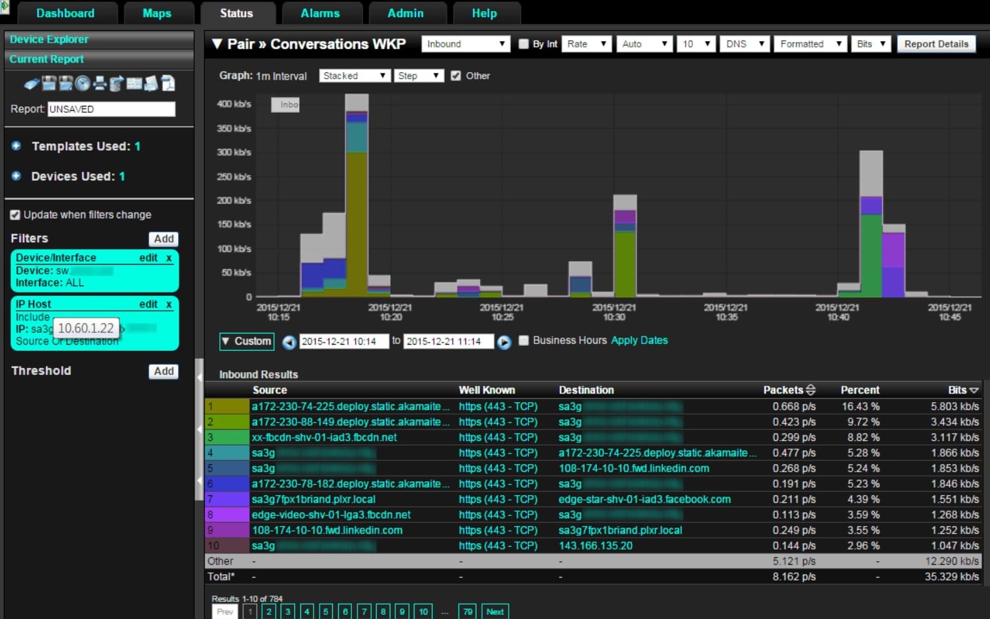 Plixer scrutinizer ipfix flow