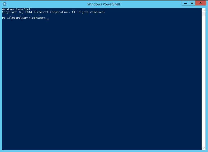 Powershell interface