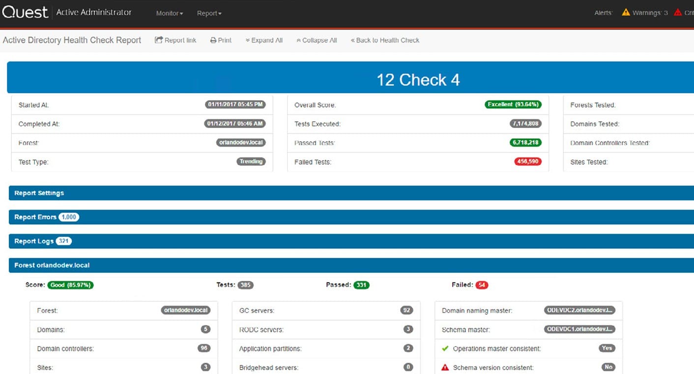 Quest Active Administrator active directory