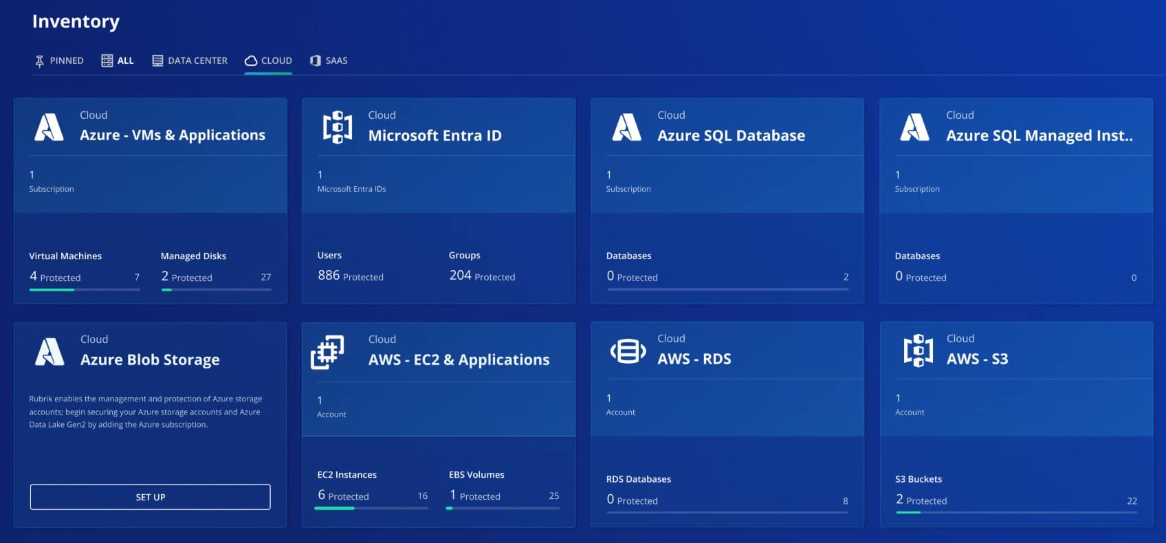 Rubrik Azure Native Protection Backup