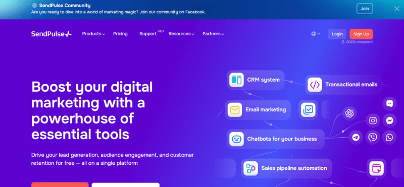 SendPulse SMTP For Email Marketing