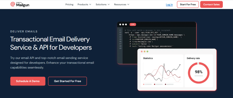 Mailgun SMTP Relay Service