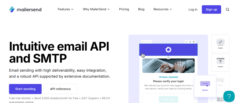 MailerSend SMTP Server