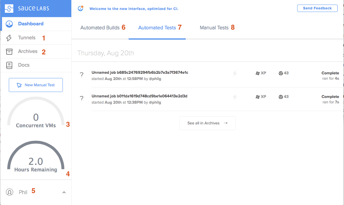 SauceLabs Browser Testing