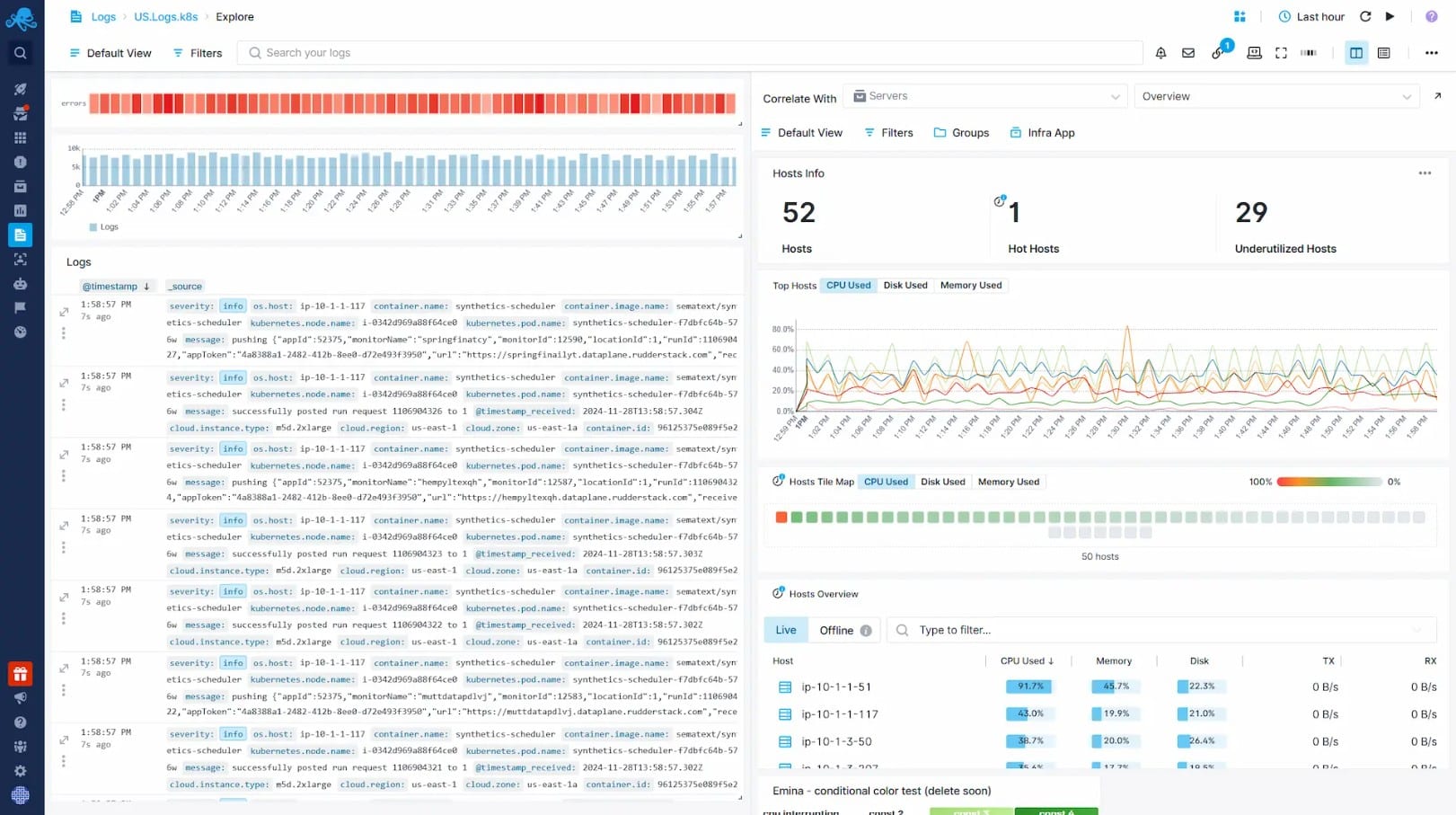 Sematext Log Management