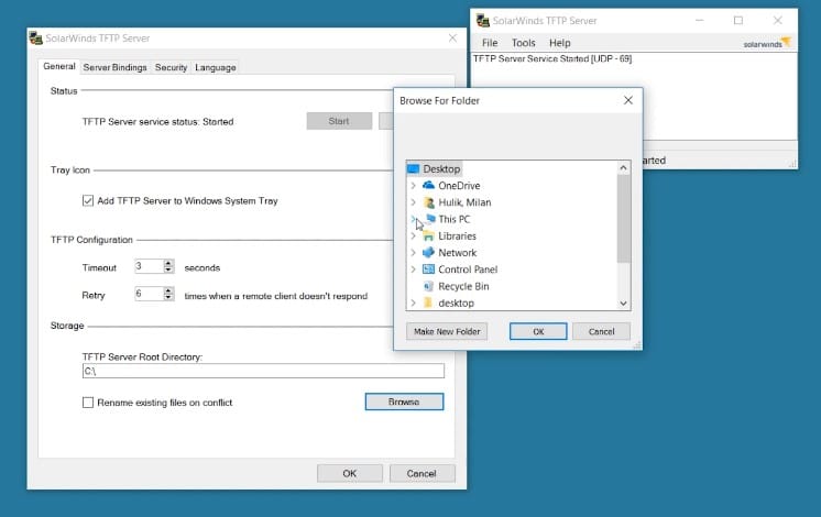 SolarWinds TFTP Server